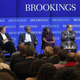 From left: Charlayne Hunter-Gault, Richard Reeves, James Peterson, Dayna Bowen Matthews, Michael Eric Dyson, Eleanor Holmes Norton. (Credit: Sharon Farmer and The Brookings Institution)